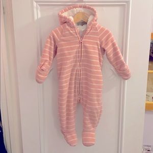 Old Navy Fleece baby suit, 6-12mo
